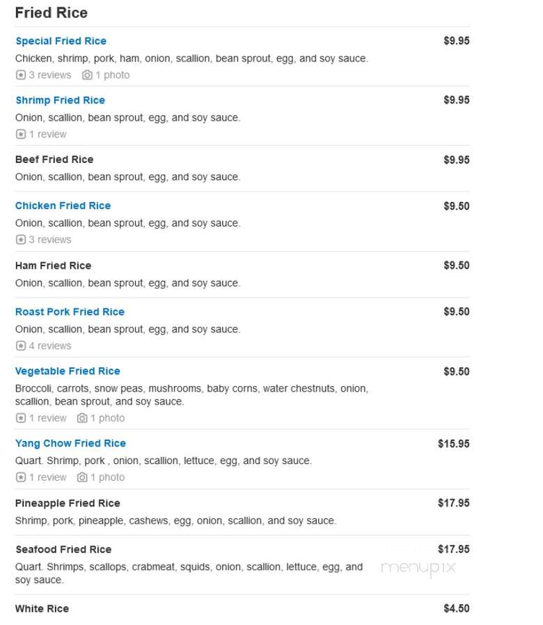 Wu's Kitchen & Wines - Coral Gables, FL menu_pic