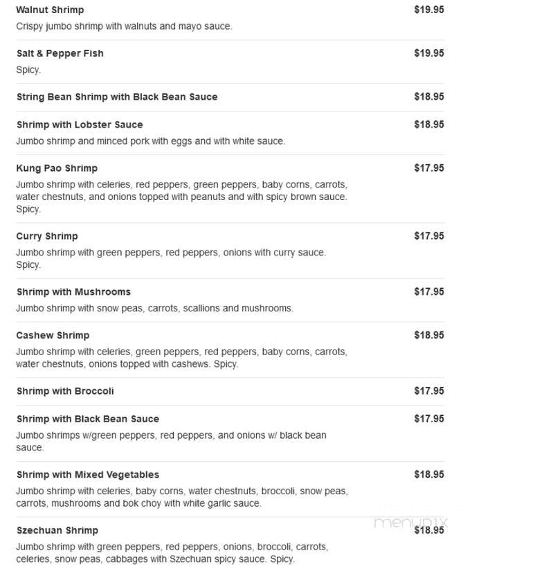 Wu's Kitchen & Wines - Coral Gables, FL menu_pic