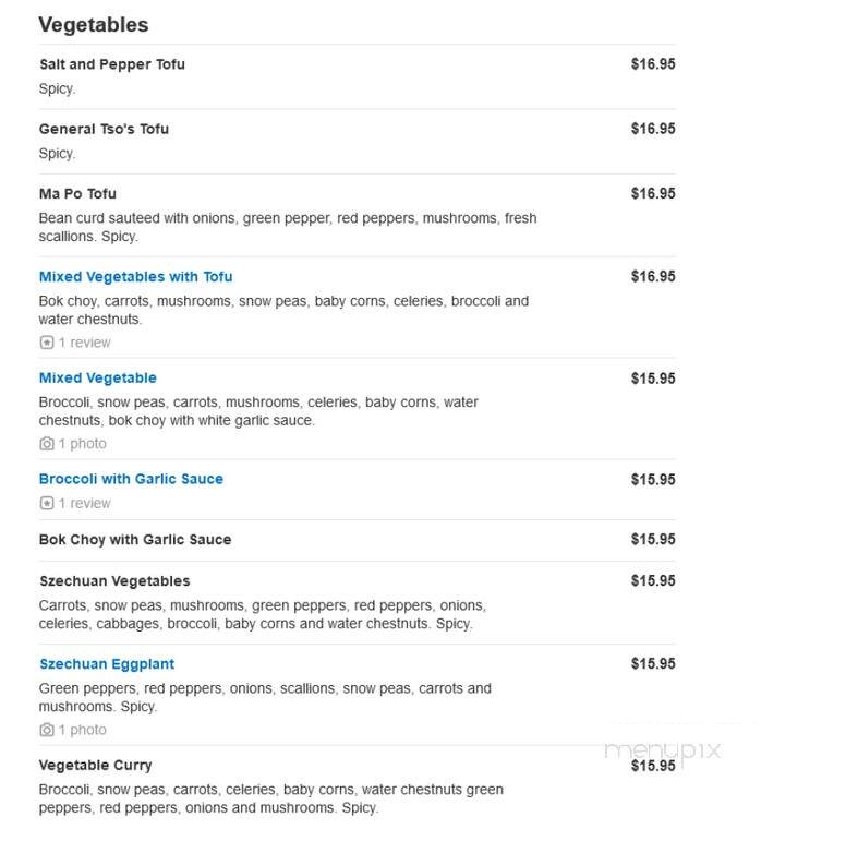 Wu's Kitchen & Wines - Coral Gables, FL menu_pic