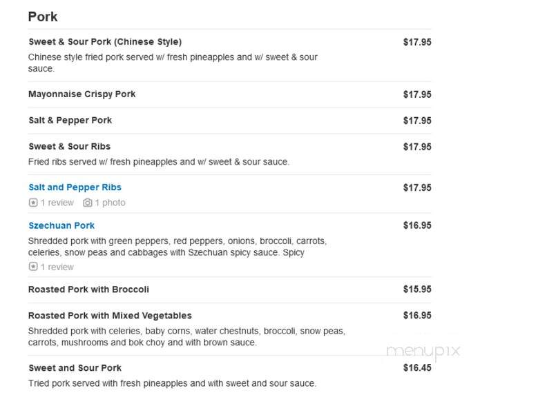 Wu's Kitchen & Wines - Coral Gables, FL menu_pic