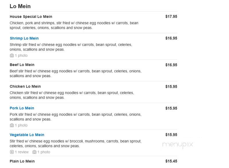 Wu's Kitchen & Wines - Coral Gables, FL menu_pic
