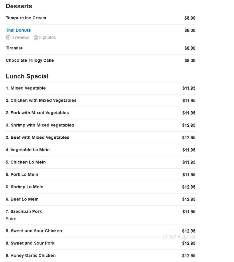 Wu's Kitchen & Wines - Coral Gables, FL menu_pic