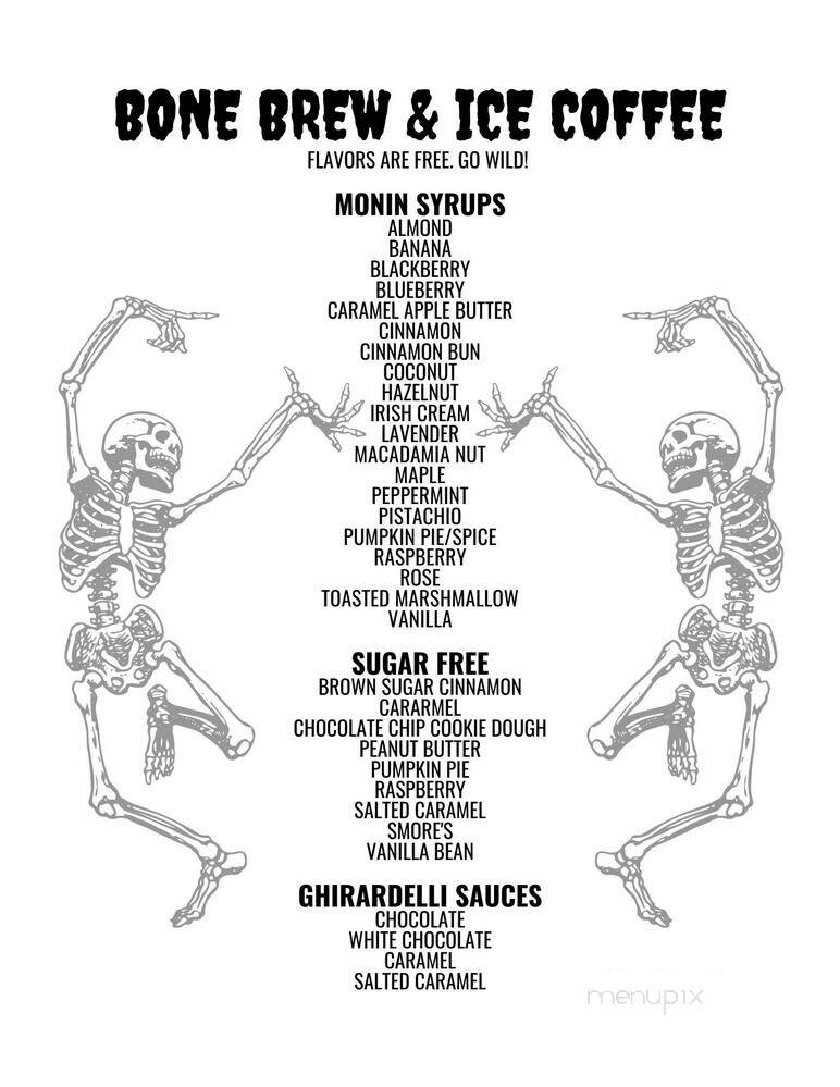 Ghouls and Grinds - Hanover, PA menu_pic