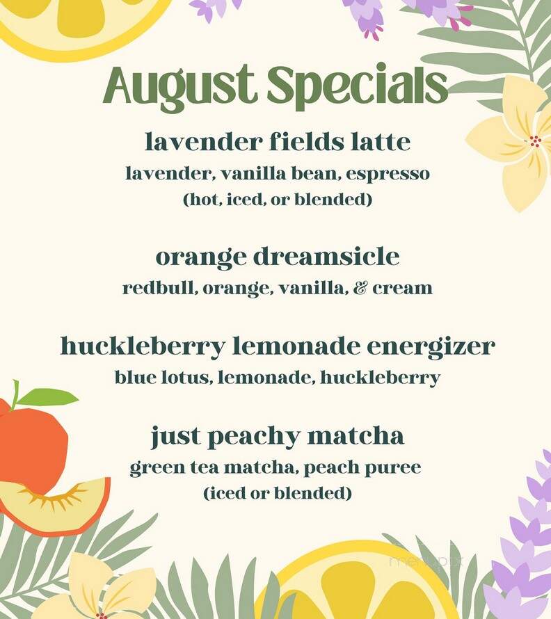 Porchlight Coffee - Bend, OR menu_pic