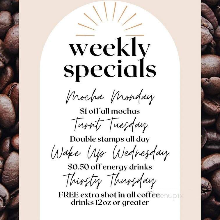 Porchlight Coffee - Bend, OR menu_pic