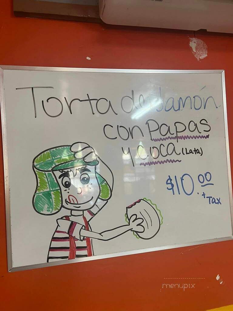 El Rinconcito Mexicano - San Benito, TX menu_pic