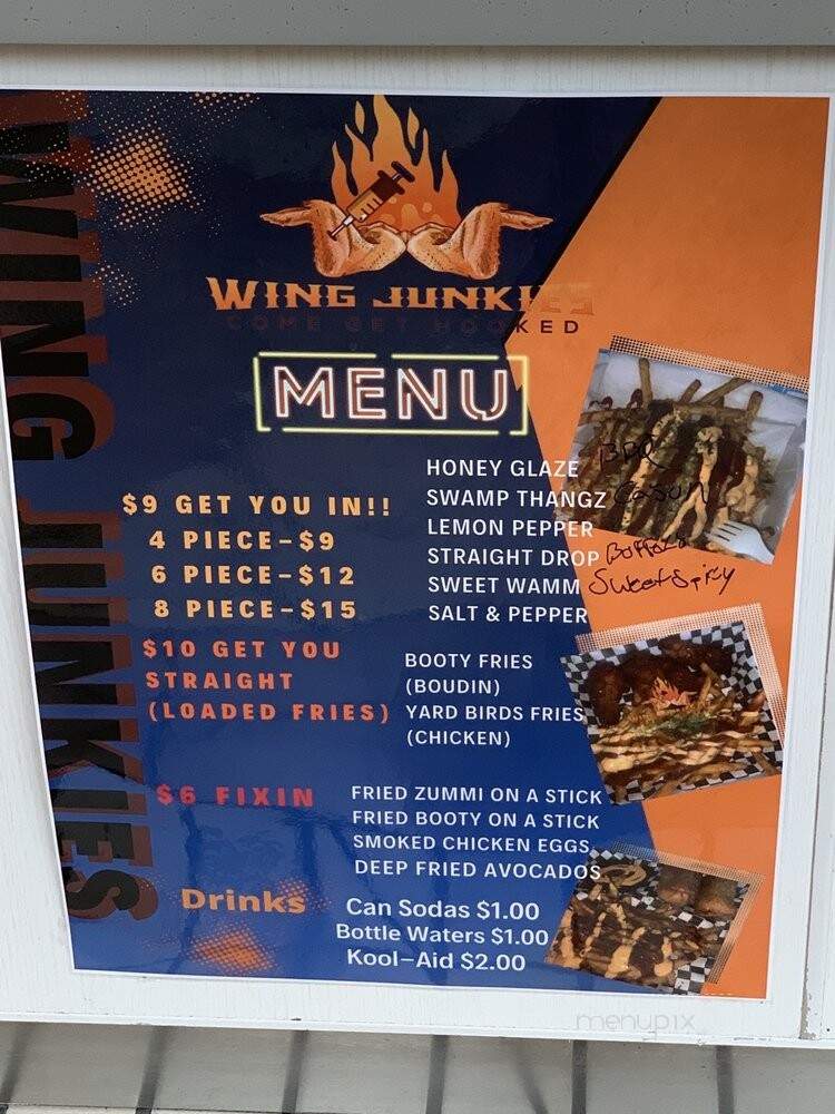 Wing Junkies - Beaumont, TX menu_pic