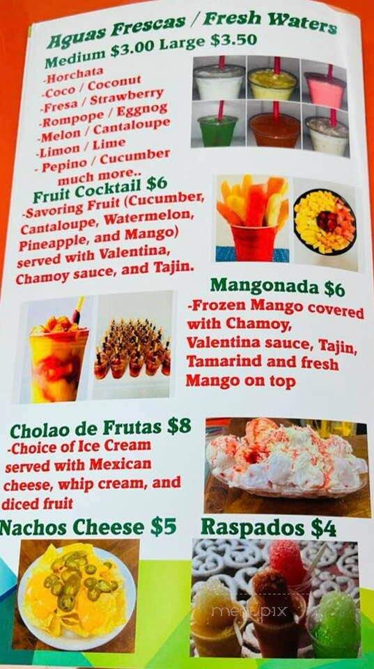 Ice Cream Paleteria Calderon - Port St. Lucie, FL menu_pic