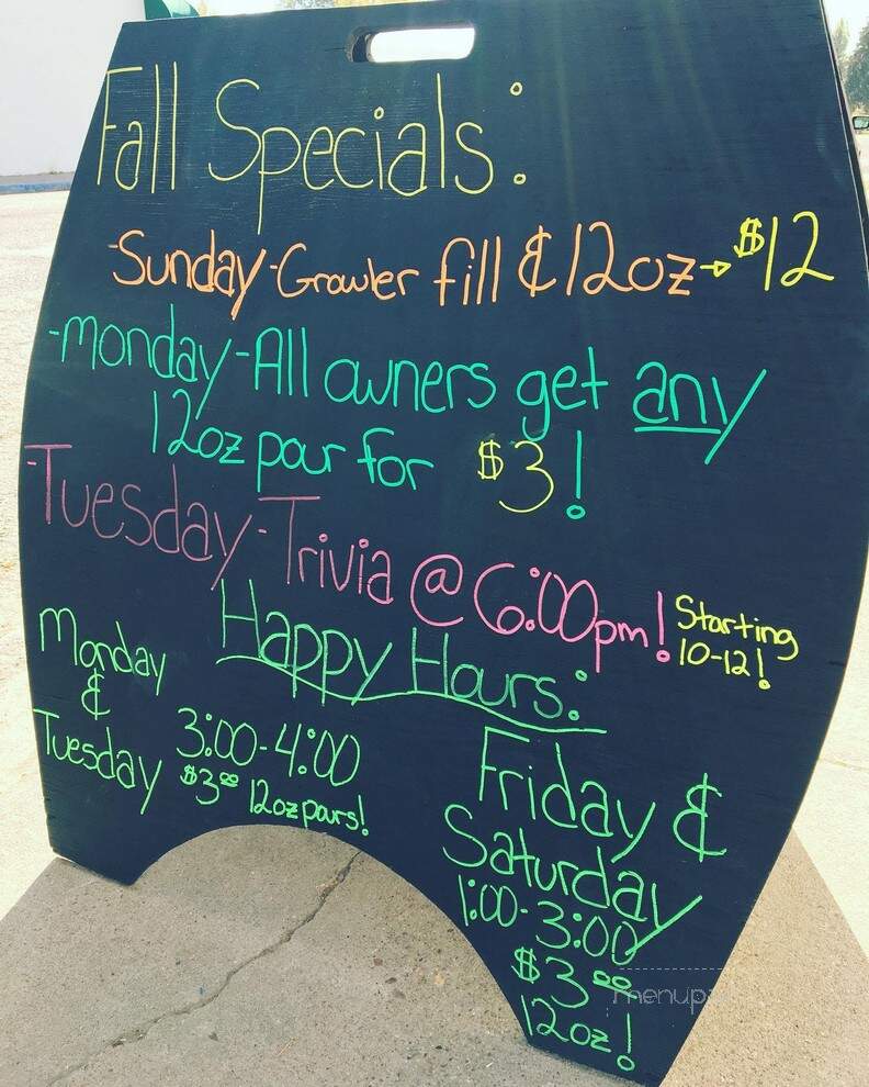 Ronan Cooperative Brewery - Ronan, MT menu_pic