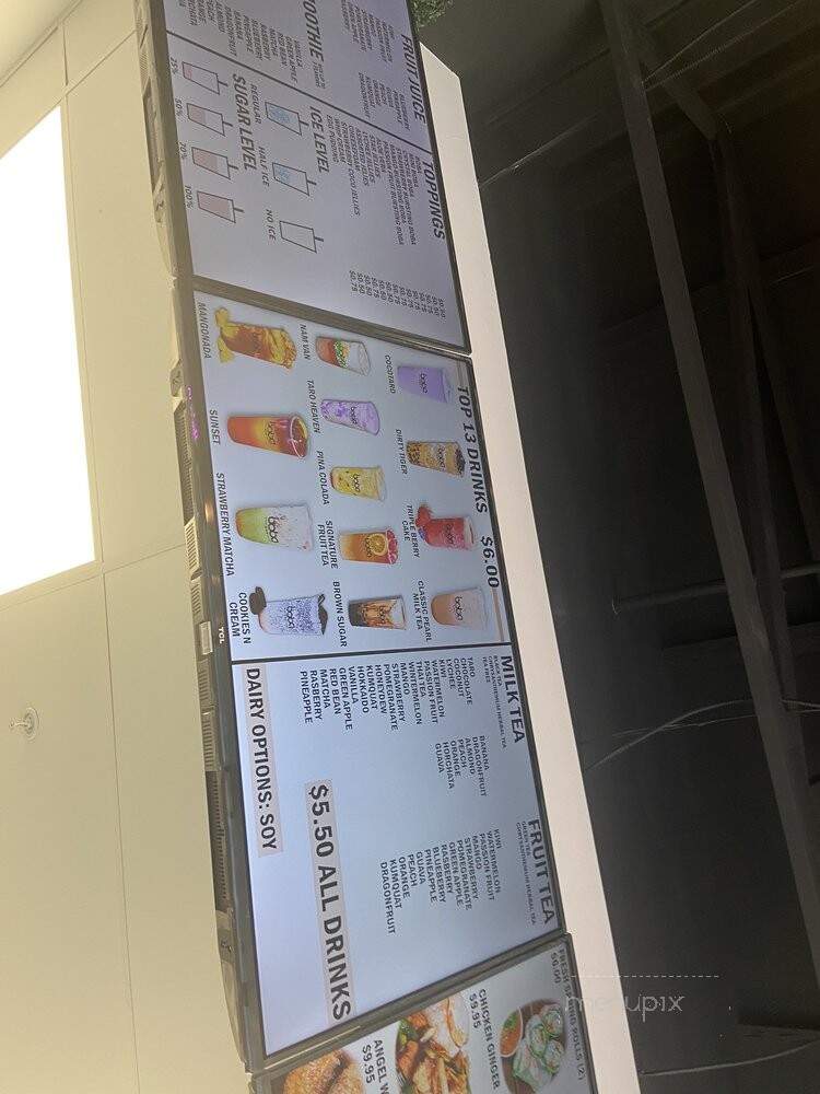 Boba Luv - Orem, UT menu_pic