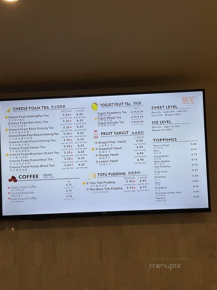 Moge Tee - Jacksonville, FL menu_pic