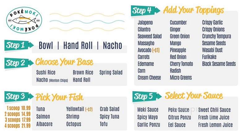 Poke Moki - Sun Valley, CA menu_pic