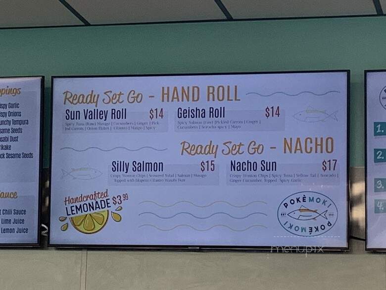 Poke Moki - Sun Valley, CA menu_pic