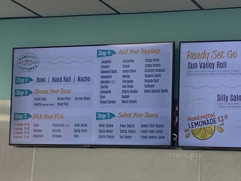 Poke Moki - Sun Valley, CA menu_pic
