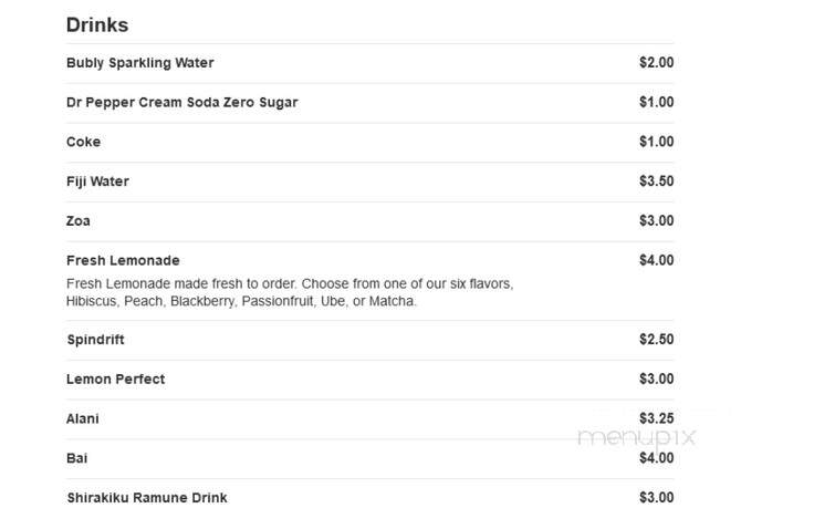 Mochi Mochi - Clarksville, MD menu_pic