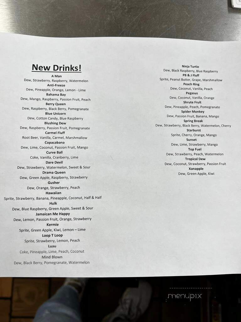 LJ's Quik Thru - New Castle, IN menu_pic