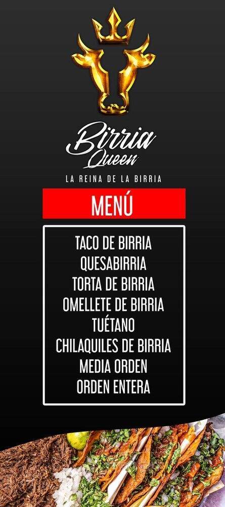 Birria Queen - San Diego, CA menu_pic