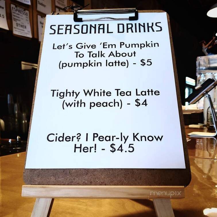 Bearded Lady Coffee Roasters - Joplin, MO menu_pic