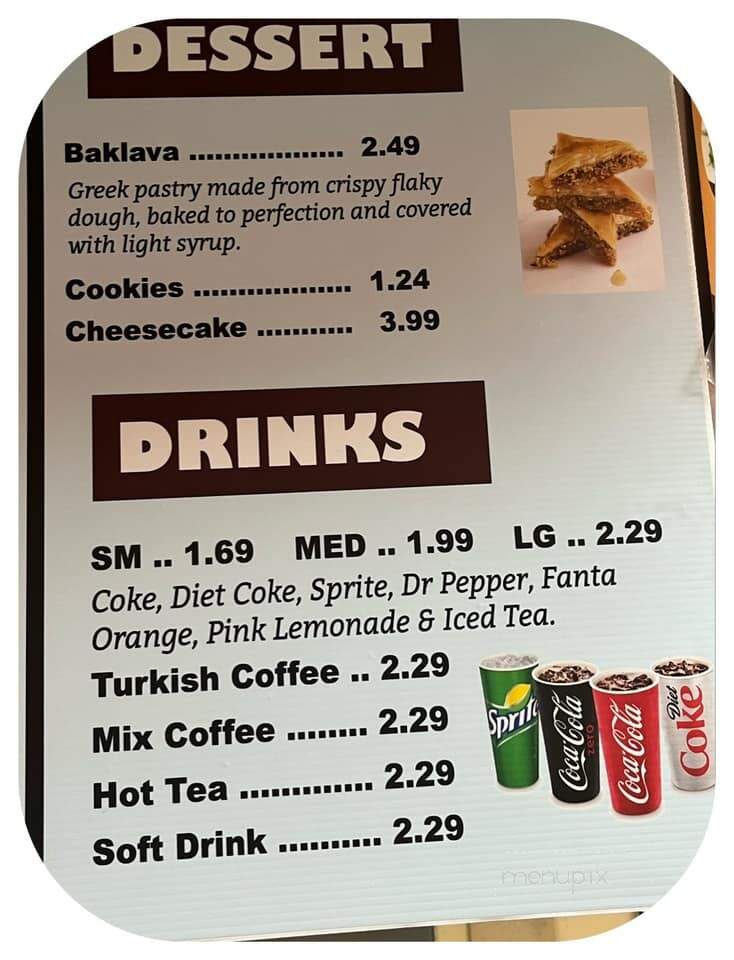 Fresh Kabab Gyros - Murfreesboro, TN menu_pic