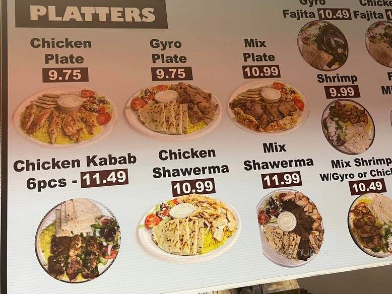 Fresh Kabab Gyros - Murfreesboro, TN menu_pic