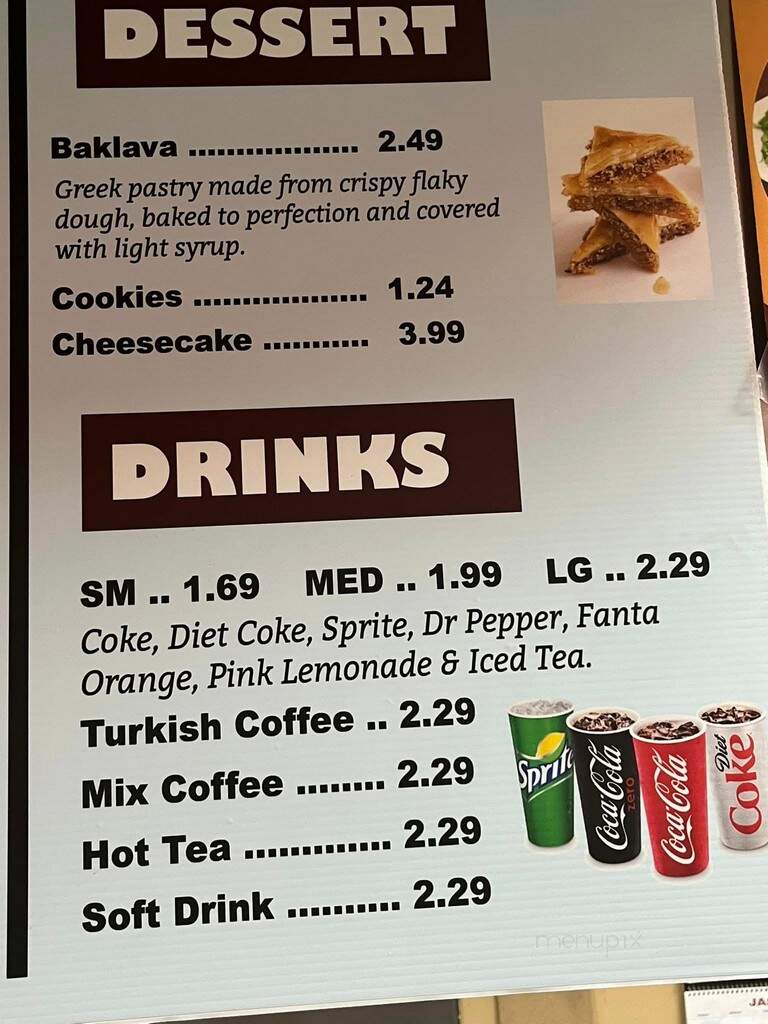Fresh Kabab Gyros - Murfreesboro, TN menu_pic