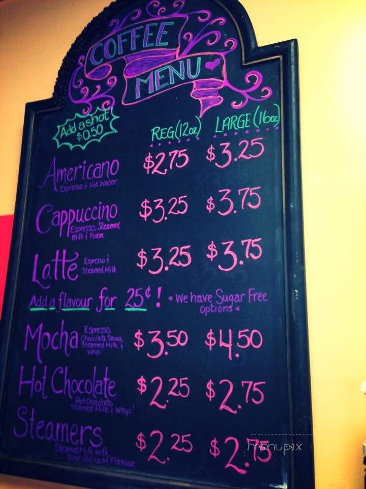 Craig's Bakery - Kamloops, BC menu_pic