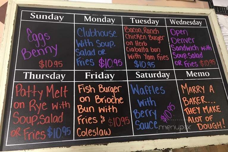 Craig's Bakery - Kamloops, BC menu_pic