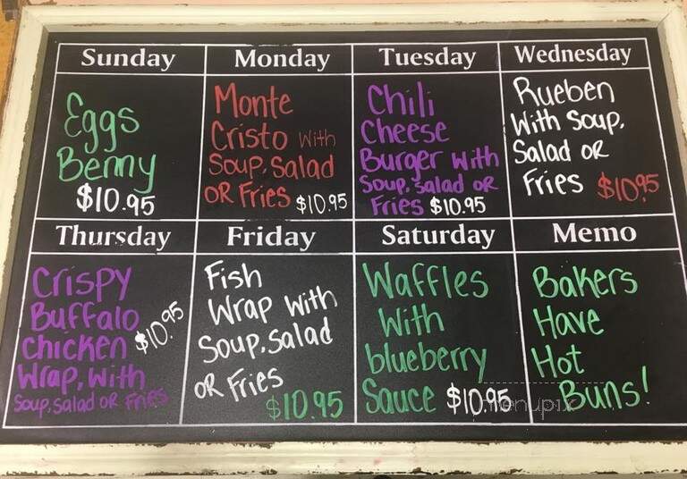 Craig's Bakery - Kamloops, BC menu_pic