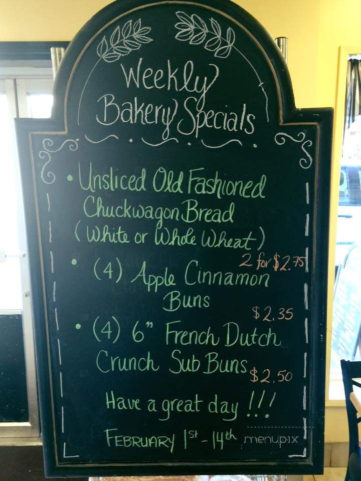 Craig's Bakery - Kamloops, BC menu_pic
