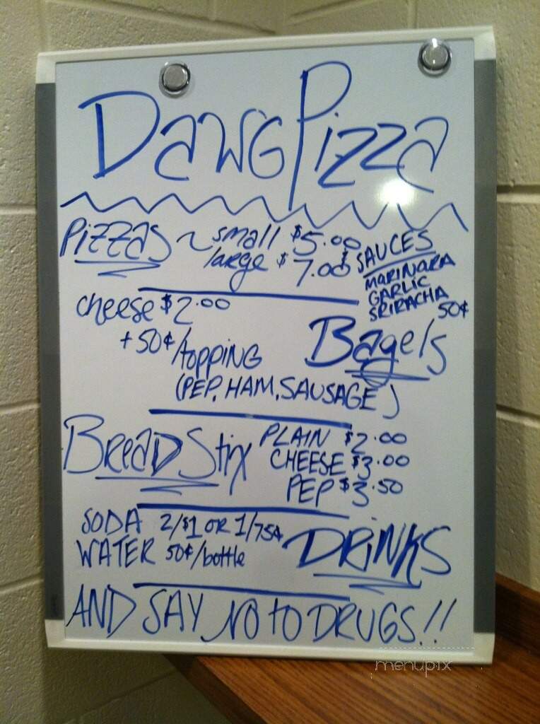 Dawg Pizza - Notre Dame, IN menu_pic