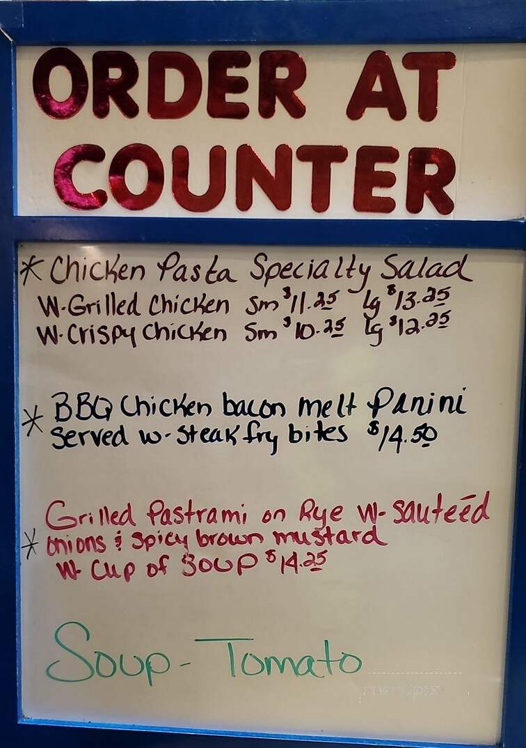 The Classy Cafe & Deli - Hornell, NY menu_pic
