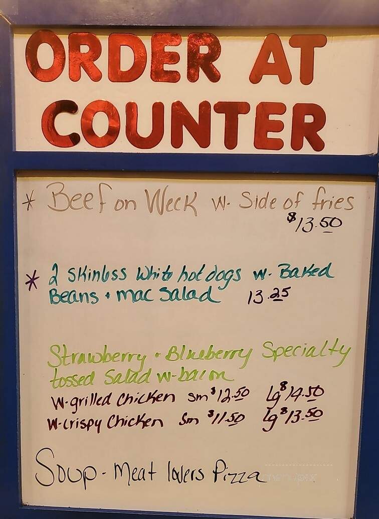 The Classy Cafe & Deli - Hornell, NY menu_pic