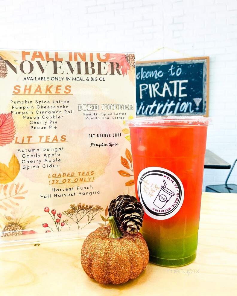 Pirate Nutrition - Wylie, TX menu_pic