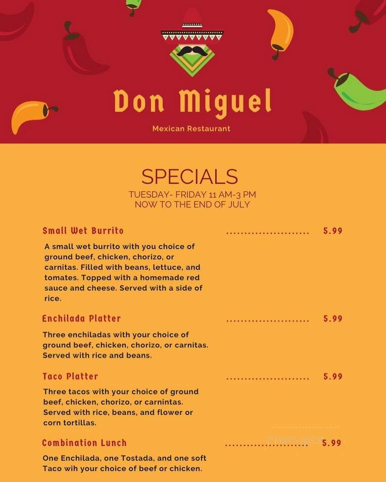 Don Miguel Restaurant - Holland, MI