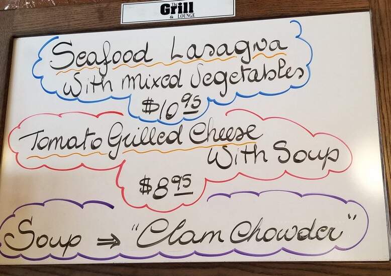 The Grill - Linton, ND menu_pic