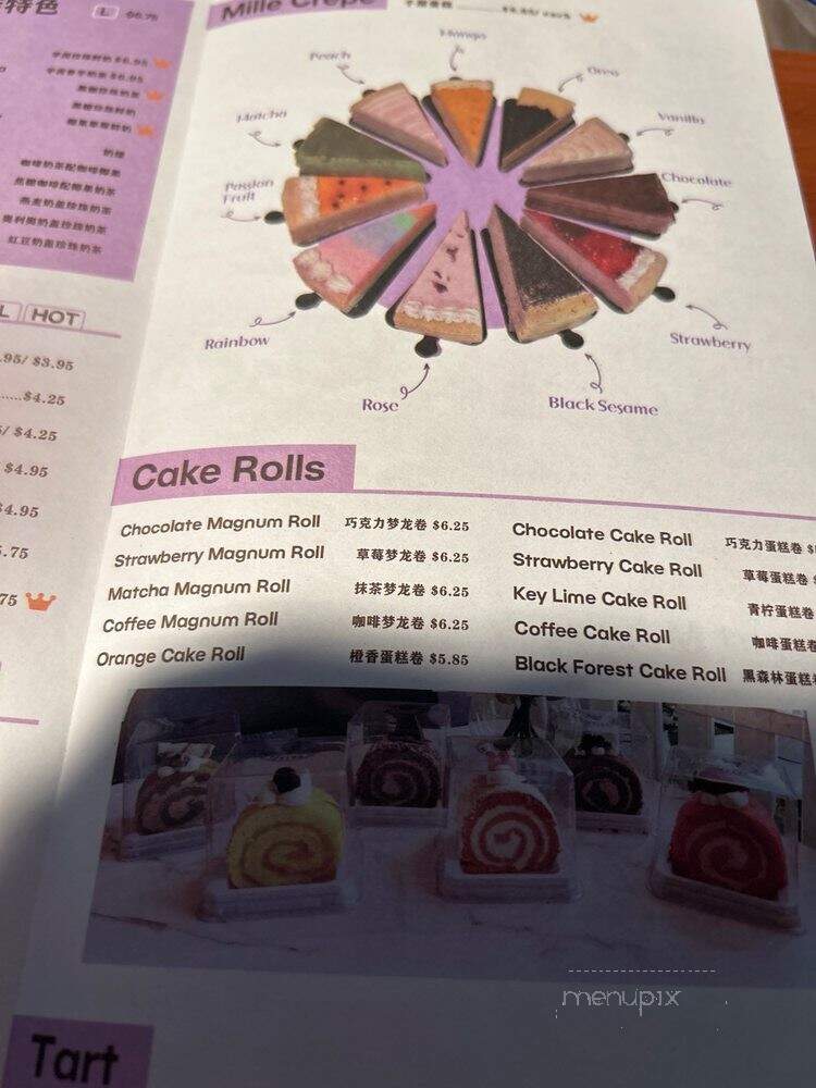 Cakefairyland - Stony Brook, NY menu_pic