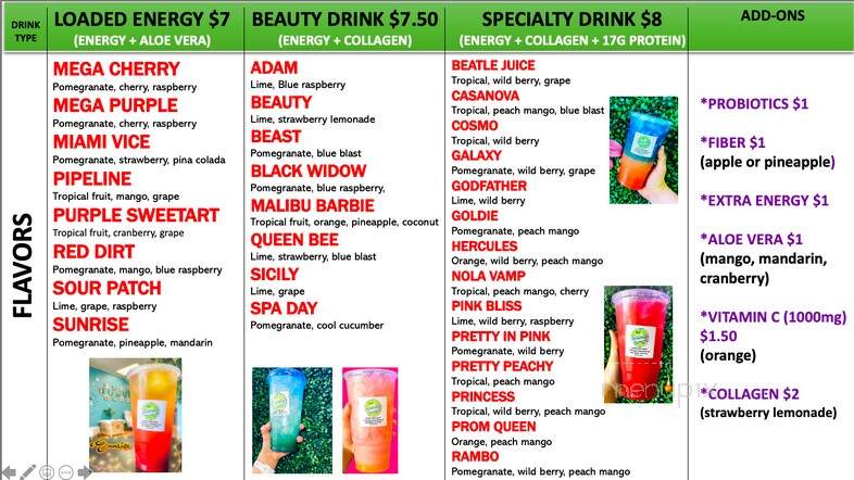 Millcreek Nutrition - Millcreek, UT menu_pic