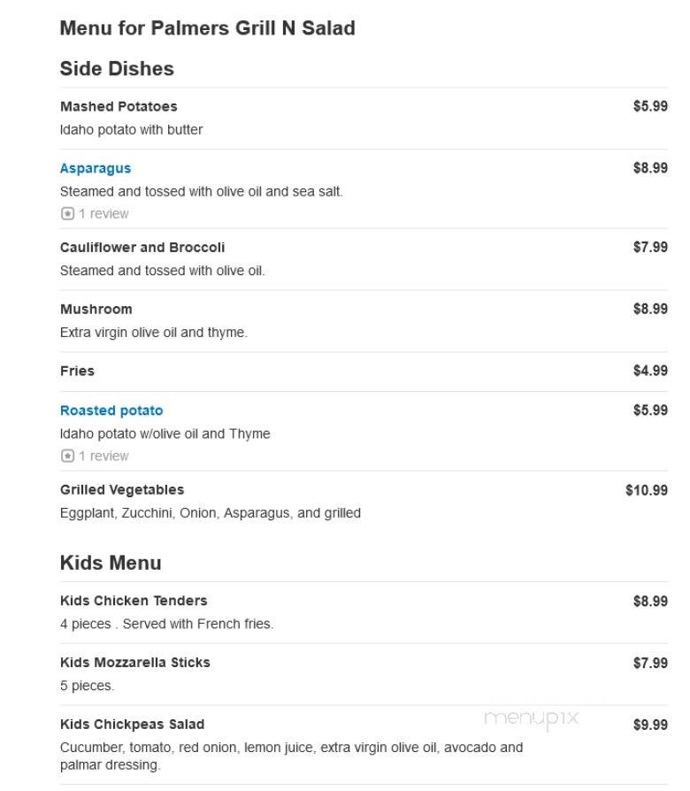 Palmers Grill N Salad - Larchmont, NY
