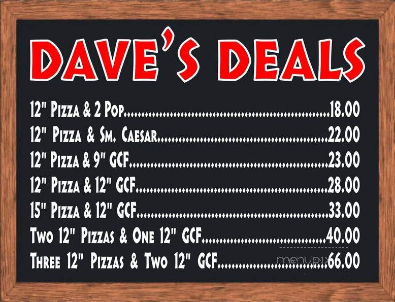Pizza Mill - Salisbury, NB menu_pic