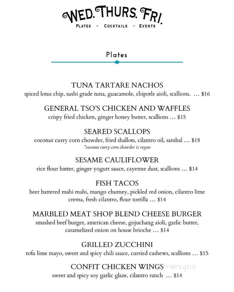 W T F Beacon - Beacon, NY menu_pic