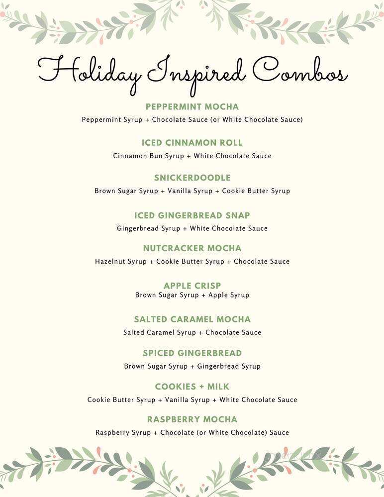 Blue Bridge Coffehouse - Kingsland, GA menu_pic