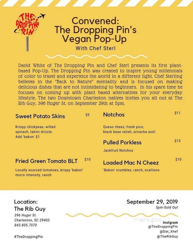 The Rib Guy - Charleston, SC menu_pic