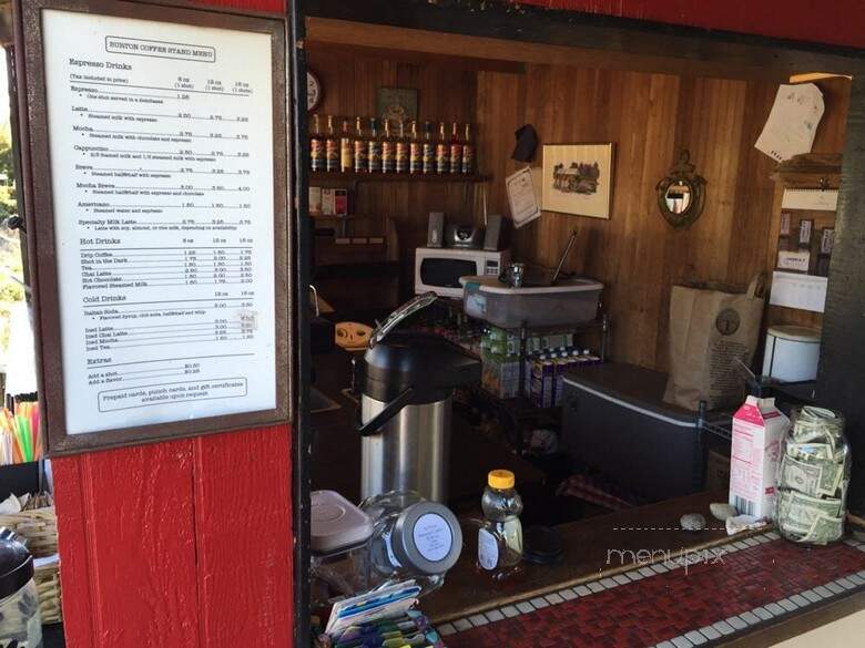 Burton Coffee Stand - Vashon, WA menu_pic