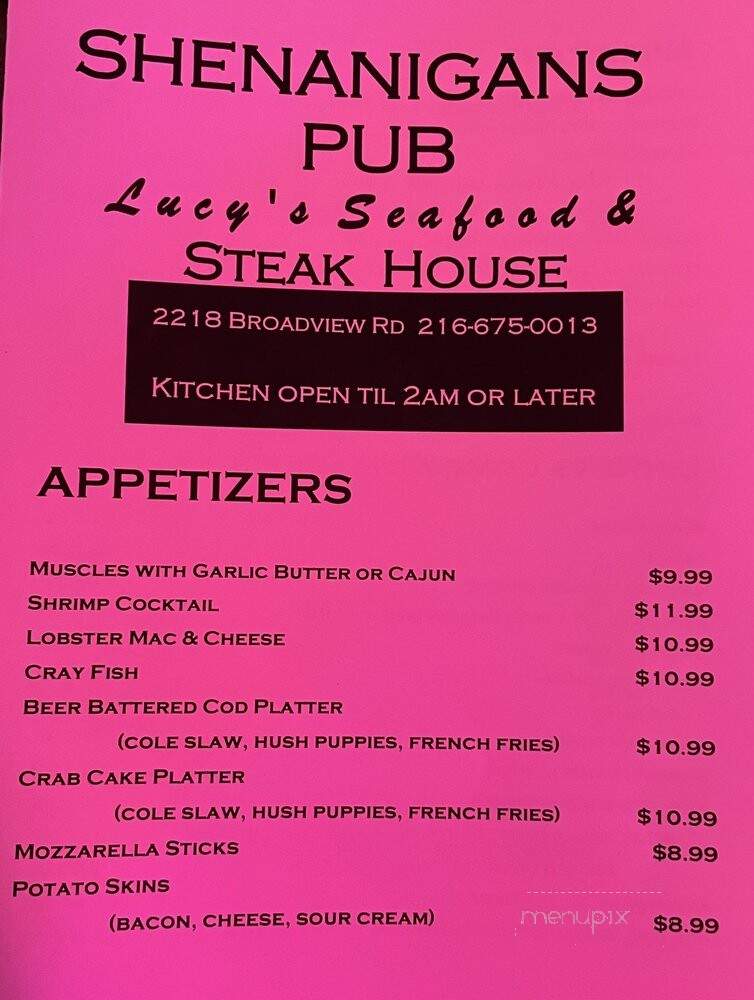 Lucy's Seafood & Steakhouse - Cleveland, OH