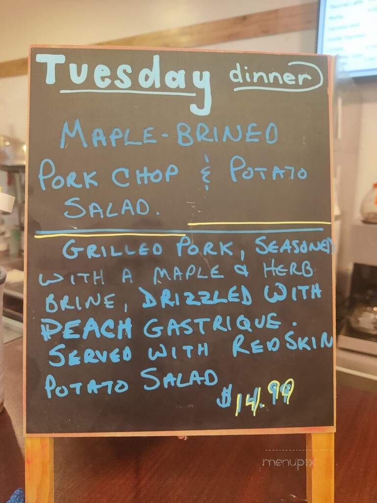 Nomad Cafe & Coffee Co. - Bennettsville, SC menu_pic
