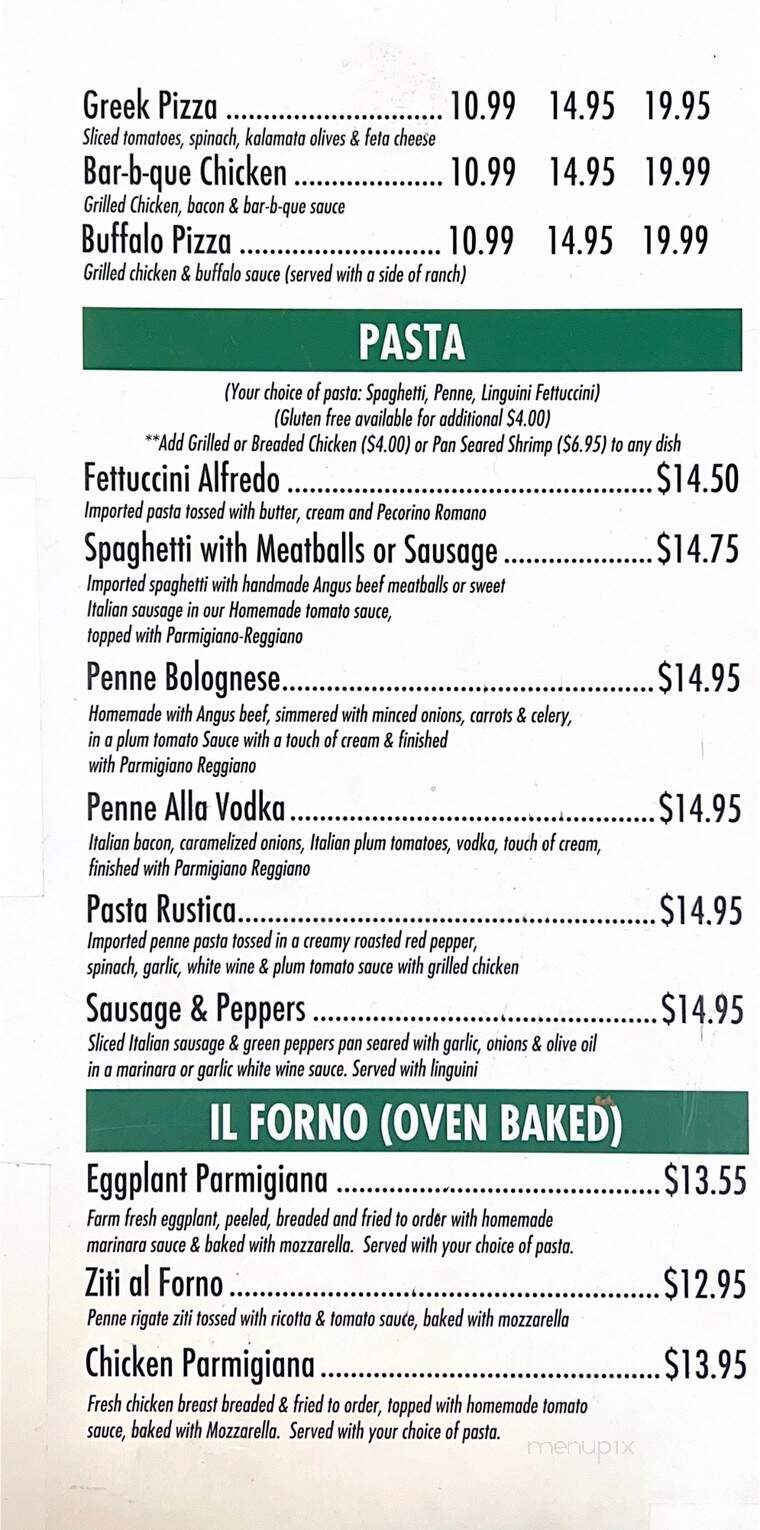 Brothers Italian Kitchen - Smithfield, NC menu_pic