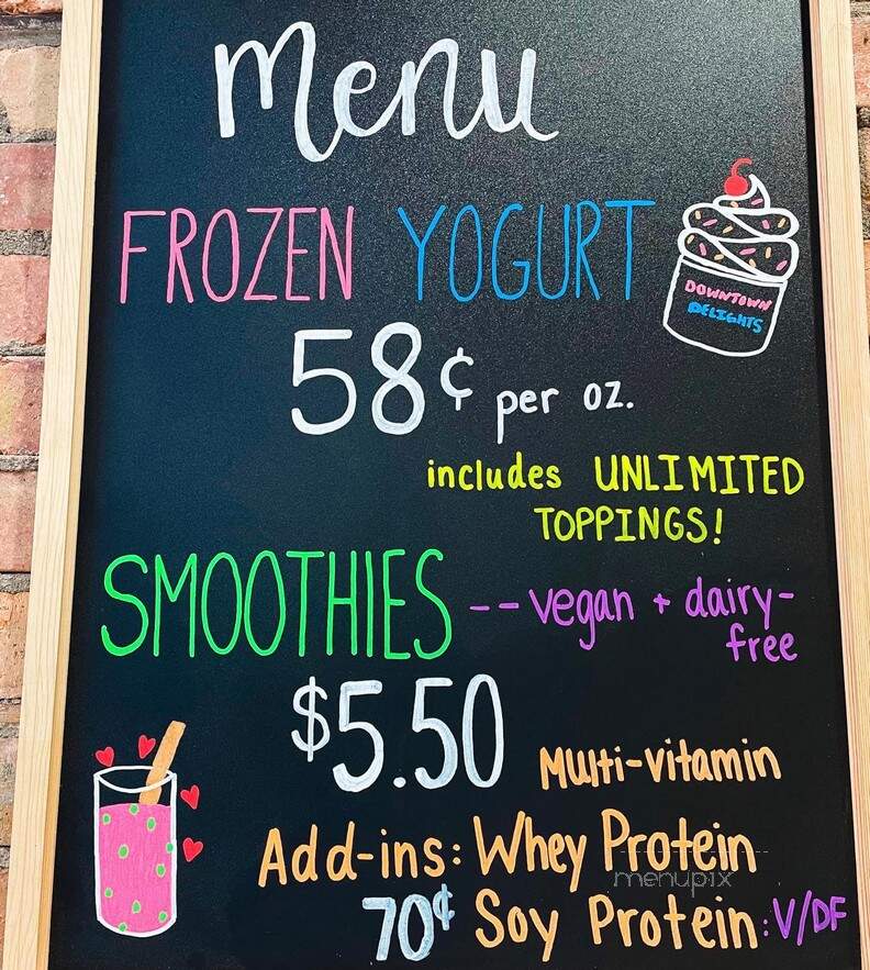 Downtown Delights - LaPorte, IN menu_pic