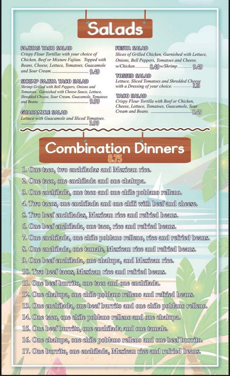 Las Playitas Mexican Restaurant - Batesville, AR menu_pic