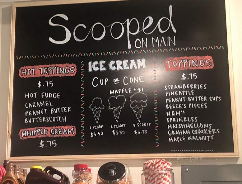 Scooped on Main - Ball Ground, GA menu_pic