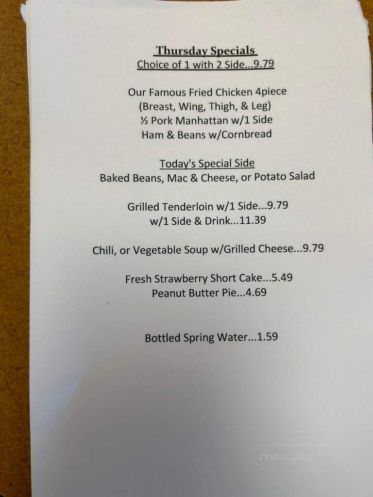 Village Inn Family Restaurant - Bloomington, IN menu_pic